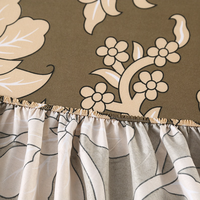 Ensemble de literie en microfibre imprimée en 3D personnalisée housses de couette à motifs floraux de style moderne lits King Size à utiliser pour la maison ou l'hôtel