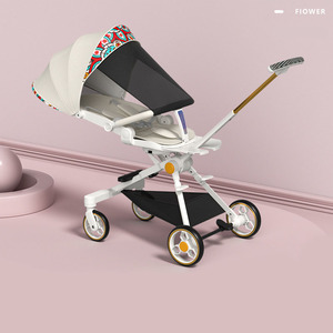 Carrito de Bebé 4 en 1 Plegable, Nuevo Modelo 2023, Fácil de Plegar, Permite Sentarse y Recostarse - Product Image 3