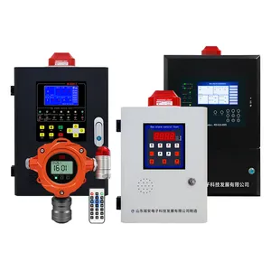 Wall mount gas detector spray booth online monitoring system pid sensor voc toxic gas concentration monitoring alarm equipment