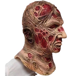 Máscara de <span class=keywords><strong>Freddy</strong></span> <span class=keywords><strong>Krueger</strong></span> Original de Fábrica, Máscara de Látex de Pesadilla, Disfraz de <span class=keywords><strong>Freddy</strong></span> de <span class=keywords><strong>Película</strong></span> de Terror, Cosplay, Máscaras de Halloween - Product Image 4
