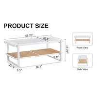 Quantité minimale de commande Nouveau matériel table basse infinity avec vente en gros d'usine