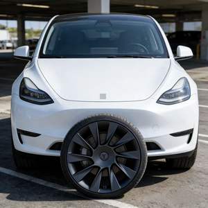 Nouvelle jante en alliage coulé monobloc de 19 à <span class=keywords><strong>20</strong></span> <span class=keywords><strong>pouces</strong></span>, ET45 5x114.3, noir mat, compatible avec <span class=keywords><strong>Tesla</strong></span> <span class=keywords><strong>Model</strong></span> <span class=keywords><strong>Y</strong></span>, style OEM, remplacement - Product Image 2