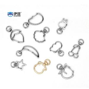 Ewang - Accesorios para Hacer Joyas y Manualidades, Llaveros para Bolsos, Clip Giratorio de Metal, Gancho de Seguridad, Anillo para Llaves - Product Image 1