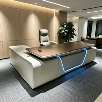 Nouveau bureau de patron à la mode Mobilier de bureau de vente directe de l'usine Directeur général Bureau de direction