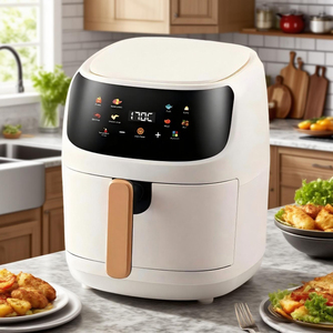OEM Modern Digital Control Electric <b>Air</b> <b>Fryer</b> with Large Capacity for Household Outdoor Garage Use Made of Plastic - Product Image 4