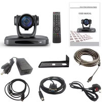 USD998 envío gratis G530 Kit de cámara de transmisión = 2 uds 4K 30X Zoom óptico PTZ cámara de conferencia HD mi LAN Broadcast AI + controlador