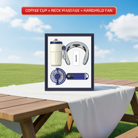 ZMHQ 2027 Coffret Cadeau d'Entreprise de Luxe Personnalisé avec Logo, Produits Tendance 2026 Nouveautés, Kit Bien-être Mug Ventilateur Masseur