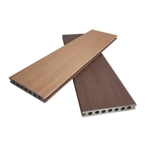 Nuovo design terrazza coperta eco-friendly wpc legno plastica composito WPC pavimento board