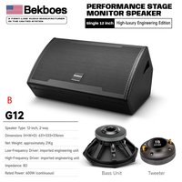 Moniteur de scène professionnel Bekboes G Series 12 pouces 600 watts pour spectacles en direct – Surveillance claire sur scène