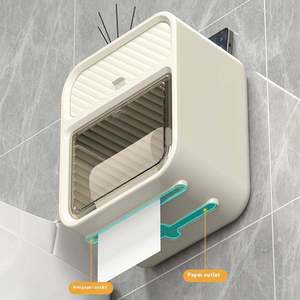 Distributeur de <span class=keywords><strong>papier</strong></span> <span class=keywords><strong>toilette</strong></span> mural adhésif imperméable pour salle de bain, porte-<span class=keywords><strong>papier</strong></span> <span class=keywords><strong>toilette</strong></span> de luxe, boîte de <span class=keywords><strong>rangement</strong></span> en plastique pour <span class=keywords><strong>papier</strong></span> <span class=keywords><strong>toilette</strong></span> - Product Image 1