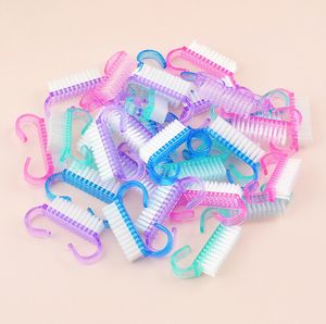 HQ Mixed Proc Discount13 Colors Private Label Manicure Washable Mini Plastic <b>Nail</b> <b>Brush</b> for Cleaning <b>Nail</b> Finger - Product Image 6