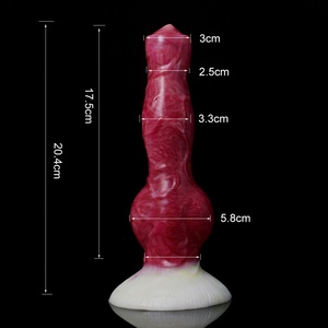 Large Knot Ejaculation <b>Dildo</b> With Sucker Silicone Multi Color Squirting Penis Dog <b>Dildo</b> Sex Toys for Women - Product Image 3
