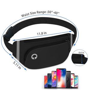 Custom Logo Print <b>Waterproof</b> Polyester Waist Bag Fanny Pack Multi-functional Crossbody Chest Bag for Men and Women - Product Image 2