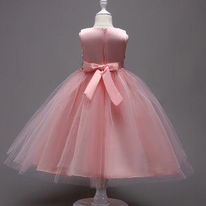 Diez años de ropa de dama de honor infantil. <span class=keywords><strong>Esmoquin</strong></span> de princesa EsMX Vestido de muñeca de flor - Product Image 6