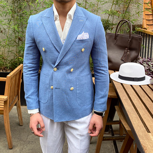 Prezzo all'ingrosso della fabbrica doppio petto in cotone <span class=keywords><strong>uomo</strong></span> <span class=keywords><strong>giacca</strong></span> moda Casual da <span class=keywords><strong>uomo</strong></span> aderente <span class=keywords><strong>giacca</strong></span> <span class=keywords><strong>giacca</strong></span> - Product Image 5