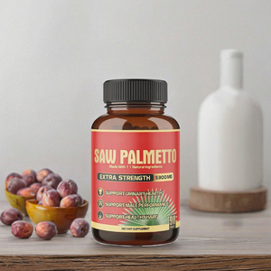 Cápsulas de Extracto de Saw Palmetto de Marca Privada OEM para la Salud Masculina, Crecimiento del Cabello y Salud de la Próstata, 500 mg, 60 Cápsulas/Botella para Adultos - Product Image 2