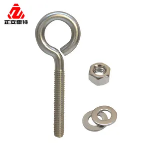 LEITE OEM Customized Factory Eyebolts with Nuts 5/32 x 1 5/8-Inch Zinc