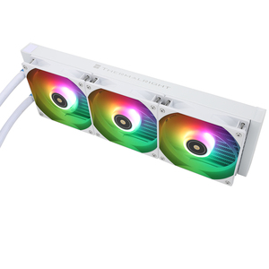 ชุดระบายความร้อนซีพียู Thermalright Frozen <span class=keywords><strong>Prism</strong></span> 360 สีขาว ARGB พร้อมพัดลม PWM สามตัว ความเร็ว 1850RPM สำหรับ LGA1700 AM5 - Product Image 4