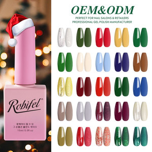 Ensemble de <span class=keywords><strong>vernis</strong></span> à ongles en gel Robifel pour Noël, <span class=keywords><strong>vernis</strong></span> à ongles en gel rouge et vert, couleurs classiques d'hiver, à retirer par trempage, <span class=keywords><strong>lampe</strong></span> <span class=keywords><strong>UV</strong></span> LED nécessaire, manucure en salon, bricolage - Product Image 2