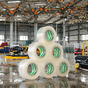 Ruban adhésif d'emballage en acrylique BOPP imperméable 500 mètres 45 mm de largeur simple face pour la fermeture des sacs - Product Image 3