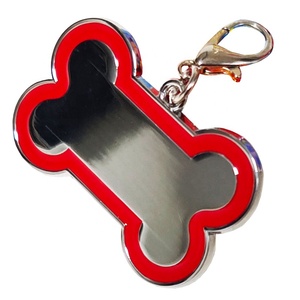 Ciondolo Personalizzato in Smalto Morbido a Forma di Gatto, Targhette Antifurto in Metallo per Collari di Cani e Fibbie Identificative - Product Image 2