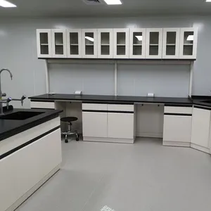 Schul labor Tisch Labor möbel Edelstahls chränke Alle Stahl chemische Biologie Labor Werkbank
