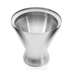 Tasses à café <span class=keywords><strong>Triangle</strong></span> Martini 10oz en acier inoxydable sans poignée sans BPA Tasses Magarite Tumbler Personnalisé Simple Coupe Boissons <span class=keywords><strong>Cocktail</strong></span> - Product Image 5