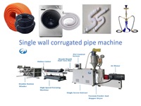 Machine à fabriquer des tuyaux de chicha jetables à haute vitesse / Tuyau ondulé en plastique pour chicha en polystyrène PP