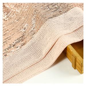 Haut de gamme français nouveau tissu <span class=keywords><strong>Stretch</strong></span> Spandex Sequin tissus à coudre Puckering Free Textile pour la fabrication de vêtements de mode - Product Image 1