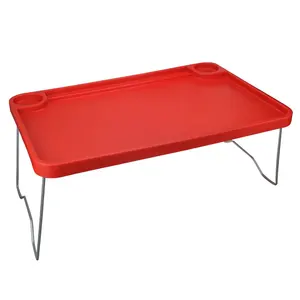 Support portatif et pliable pour ordinateur Portable, pour lit, canapé, bureau d'écriture, ergonomique, de grande Surface, avec Table