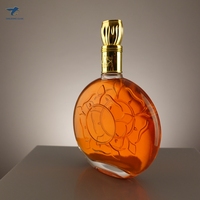 Haute qualité spiritueux liqueur brandy 700ml XO fournisseur de bouteilles en verre avec du liège