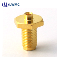 Connecteur femelle SMA LWMC à souder pour. 086 Câble semi-flexible et semi-rigide monté sur panneau (IP67) jusqu'à 18 GHz