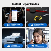 Herramientas de Diagnóstico con Actualización Gratuita de por Vida VDIAGTOOL D200 23+ Reinicio Escáner Automotriz Obd2 Máquina de Diagnóstico de Automóviles para Todos los Autos