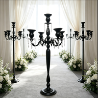Candélabre de mariage, Décoration de pilier d'allée, Centre de table, Porte-bougie au sol, Décoration d'événement de mariage