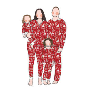 סיטונאי מותאם אישית 2pcs מרחב חיצוני מודפס פיג 'מות מזדמנים בגדי שינה להגדיר עבור משפחה - Product Image 2