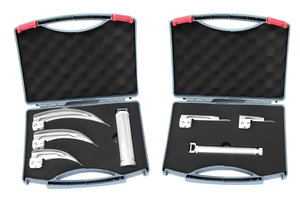 Laringoskop LED serat optik sekali pakai medis, dapat digunakan kembali/anestesi laringoskop - Product Image 3