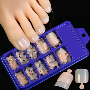 120 <span class=keywords><strong>Uñas</strong></span> Postizas Francesas <span class=keywords><strong>Cortas</strong></span> Cuadradas, <span class=keywords><strong>Uñas</strong></span> Acrílicas de Cobertura Completa, Color Blanco Nude Brillante, <span class=keywords><strong>Uñas</strong></span> a Presión <span class=keywords><strong>para</strong></span> Mujer - Product Image 3
