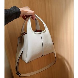 Women's Bag - Lychee-patterned Vegetable <b>Basket</b> Shoulder Bag with a Slanted Cross-body Strap and a <b>Handle</b> for Carrying a Bucket - Product Image 5