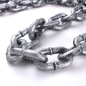 Fiesta de Halloween, cadenas de metal de plástico realistas, cadenas de decoración para casa <span class=keywords><strong>embrujada</strong></span>, rendimiento de Bar - Product Image 6
