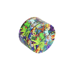 Molinillo de humo de plástico nuevo de 75*52,5mm, molinillo Manual de pulverización completa, venta al por mayor de equipos para fumar de comercio exterior - Product Image 2