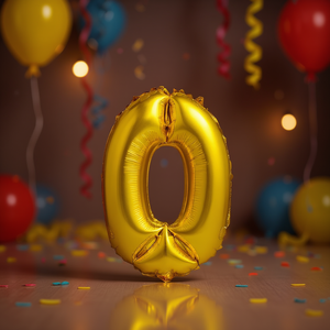 Globo de aluminio con números dorados para fiestas, 40 cm, metálico, para decoración de fiestas de cumpleaños, paquete de 12 - Product Image 2