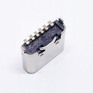 TYPE-C 6pin nữ dọc bề mặt gắn kết 6.5/6.8 thứ ba khuôn Top 201/304 thép không gỉ Băng <span class=keywords><strong>USB</strong></span>-C sạc kết nối - Product Image 2