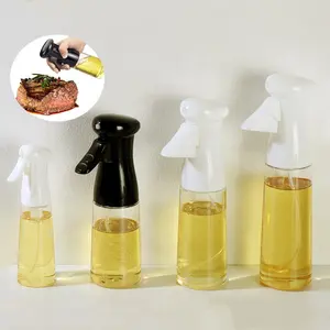 200Ml Nhựa Glass Oil Spray Chai Nhà Bếp Cấp Thực Phẩm Spray Chai Dầu Và Giấm Spray Nấu Ăn Chai Dầu