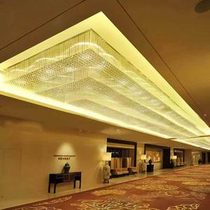 ไฟประดับงานแต่งงานแบบกำหนดเองของ Zeal Lighting โคมไฟระย้าคริสตัลสำหรับห้องจัดเลี้ยงในวิลล่า โครงการหรูหราขนาดใหญ่ ไฟเพดานล็อบบี้โรงแรม - Product Image 5