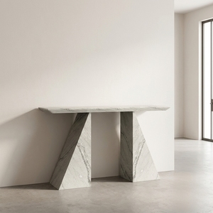 <span class=keywords><strong>Console</strong></span> d'entrée en marbre gris <span class=keywords><strong>moderne</strong></span>, durable et de haute qualité, pour la maison et l'atelier - Product Image 4
