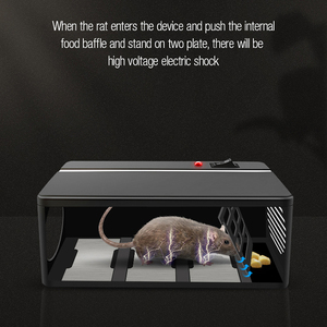 Nouvelle conception de piège à rats électrique automatique en plastique 7000V, choc, rongeurs, campagnols, martres, souris, tueur de rats électronique, pièges à souris électriques - Product Image 2