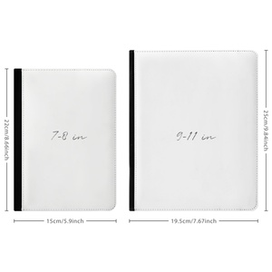 Étui pour iPad en cuir PU vierge pour transfert thermique, avec boucles aux quatre coins, anti-rayures, universel, compatible avec iPad 7-8 9-11 pouces - Product Image 3