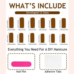 <span class=keywords><strong>Unghie</strong></span> <span class=keywords><strong>Finte</strong></span> Press-On Lunghe Francesi <span class=keywords><strong>con</strong></span> Fiocco a Tubo d'Acqua e Decorazioni a Ciliegia, Riutilizzabili <span class=keywords><strong>con</strong></span> Adesivi e Kit di Strumenti per <span class=keywords><strong>Unghie</strong></span> Fai-da-Te - Product Image 4