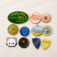 Desain Lucu Pabrik Buat Logo Sendiri Bros Kerajinan Logam Kartun Anime Emas Enamel Lunak Keras Pin Kerah Logo Kustom Lencana
