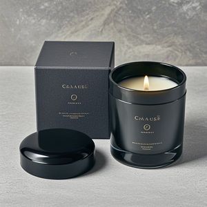 Custom private label candele uniche recipienti ambra marrone 4oz 8oz vuoto di <span class=keywords><strong>vetro</strong></span> di lusso per la fabbricazione di candele
